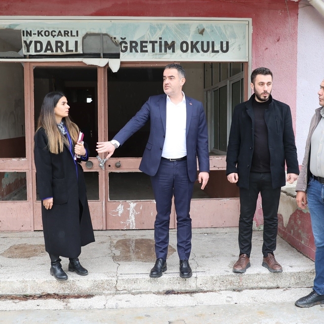 Başkan Arıcı, 'Haydarlı İlkokulu' için düğmeye bastı