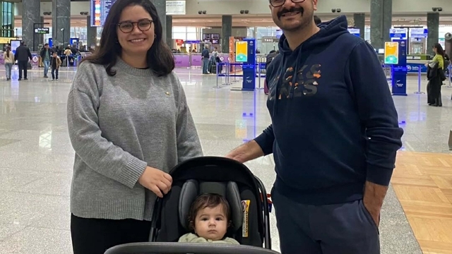 SMA'lı Teoman bebek, tedavi için Almanya'ya gitti