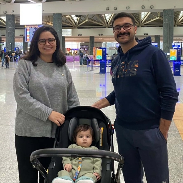 SMA'lı Teoman bebek, tedavi için Almanya'ya gitti