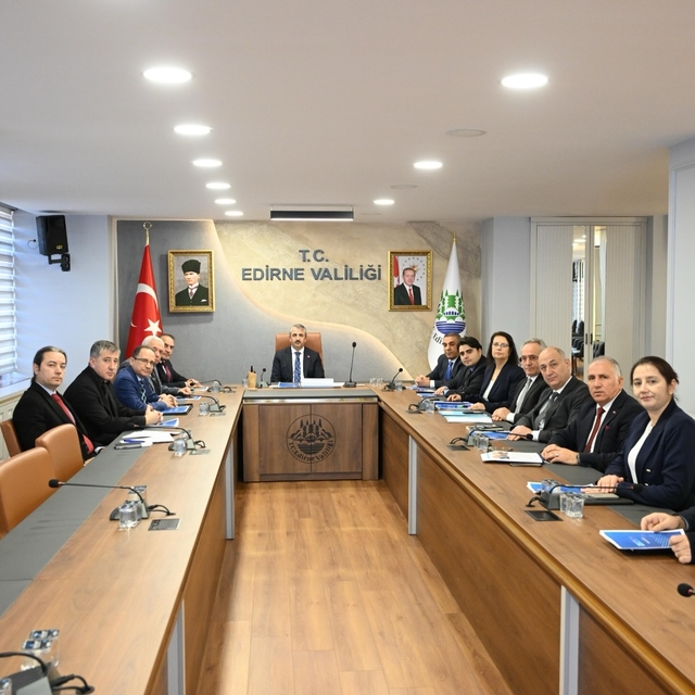 Edirne'de İl İstihdam ve Mesleki Eğitim Kurulu Toplantısı düzenlendi