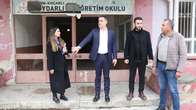 Başkan Arıcı, 'Haydarlı İlkokulu' için düğmeye bastı