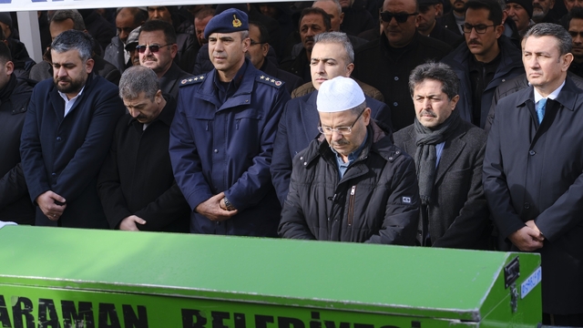 Karaman'da hayatını kaybeden Milletvekili Osman Sağlam'ın amcası toprağa verildi