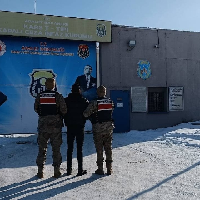 Kars'ta hakkında 4 yıl hapis cezası bulunan 1 kişi yakalandı