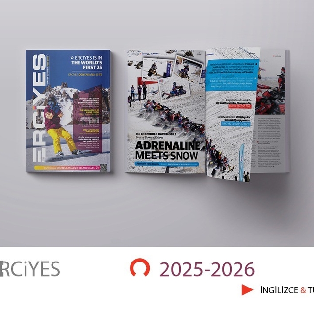 Kayseri'nin iki dilli tek turizm dergisi 'Erciyes' 10'uncu sayısı ile okurl...