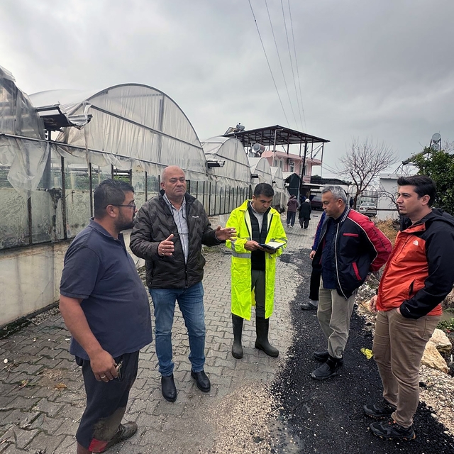 Muğla Büyükşehir'den Seydikemer Kumluova'da yaşanan afet sonrası inceleme