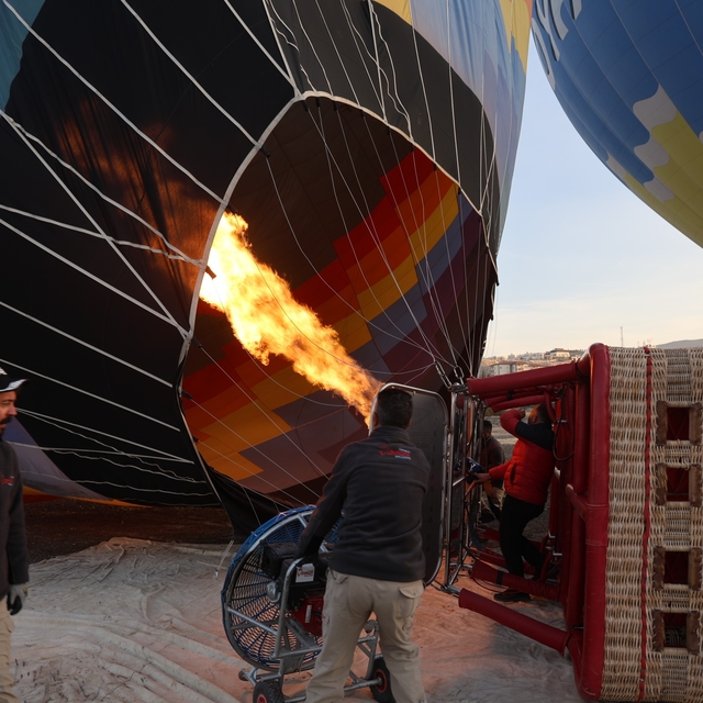 Sıcak hava balonlarına rüzgar engeli