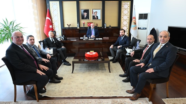 Denizli OSB yönetiminden Denizli'nin yeni Valisi Köşger'e ziyaret