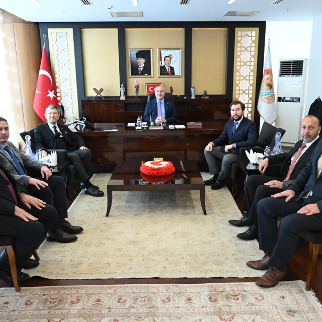 Denizli OSB yönetiminden Denizli'nin yeni Valisi Köşger'e ziyaret