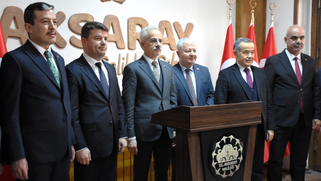 Ulaştırma ve Altyapı Bakanı Abdulkadir Uraloğlu, Aksaray'da ziyaretlerde bulundu