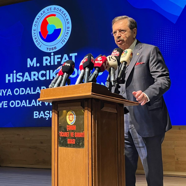 Hisarcıklıoğlu: Çorum, 12'nci büyük ihracatçı şehir haline geldi