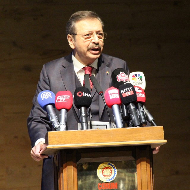 TOBB Başkanı Hisarcıklıoğlu: "Çorum'un ihracatı son 10 senede 100 milyon do...