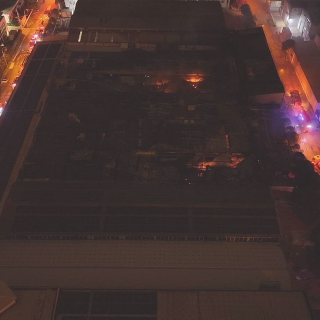 Bursa'da kimyasal yüzey kaplama fabrikasında yangın (2)