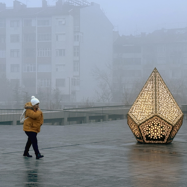 Konya'da sis etkili oluyor