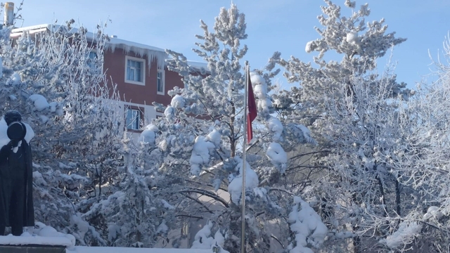 Aşkale'de dondurucu soğuklar hayatı felç etti