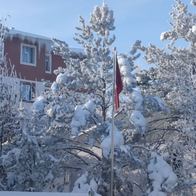 Aşkale'de dondurucu soğuklar hayatı felç etti