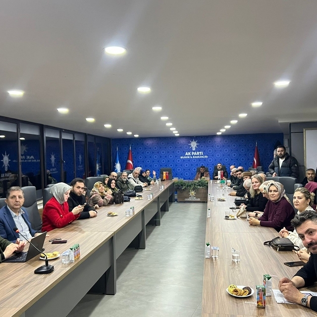 AK Parti Bilecik teşkilatı danışma toplantısında buluştu