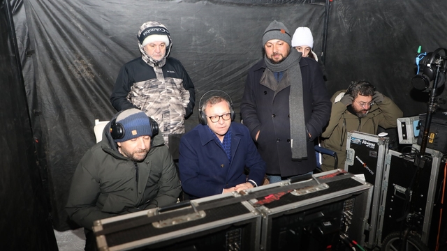 Vali Ziya Polat'tan "Veliaht" dizisi setine ziyaret