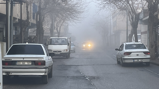 Şanlıurfa'da yoğun sis etkili oluyor