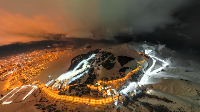 2 Metre 32 santimetre ile kar kalınlığı rekoru Palandöken'de