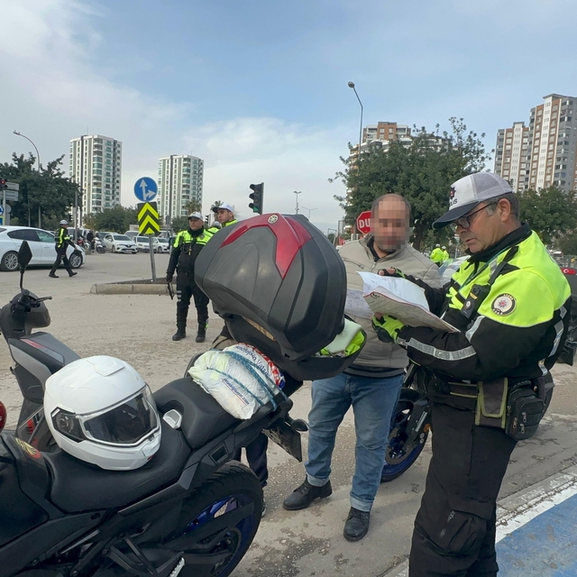 Polis bir günde 228 motosiklet sürücüsüne 1,2 milyon lirayı aşan ceza kesti