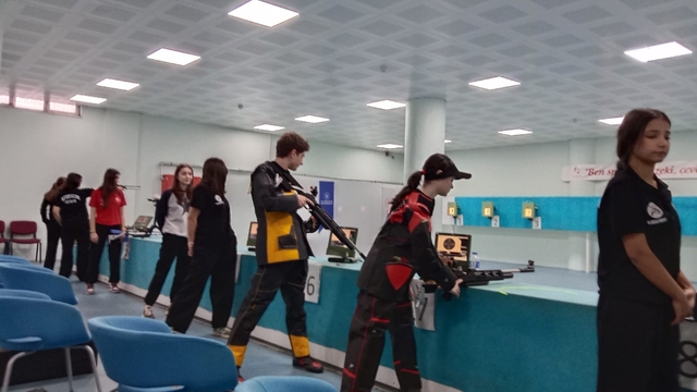 Aydın'da Havalı Silahlar İl Şampiyonası düzenlendi