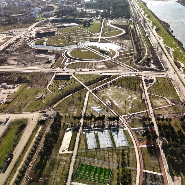 Bafra Millet Bahçesi projesinde sona yaklaşıldı