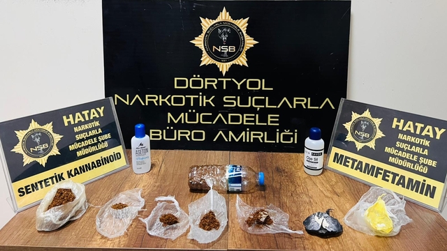 Hatay'da uyuşturucu operasyonunda 1 şüpheli yakalandı