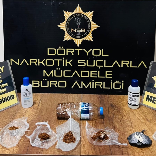 Hatay'da uyuşturucu operasyonunda 1 şüpheli yakalandı