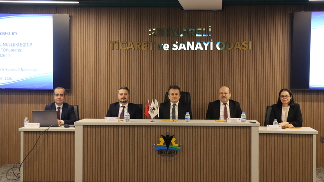 Kırklareli'nde İl İstihdam ve Mesleki Eğitim Kurulu Toplantısı yapıldı
