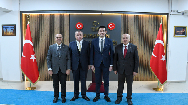 Nusaybin Kaymakamı Çakır'a belediye başkanlarından ziyaret