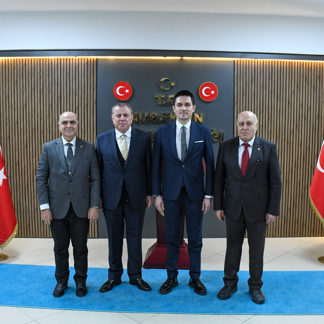 Nusaybin Kaymakamı Çakır'a belediye başkanlarından ziyaret