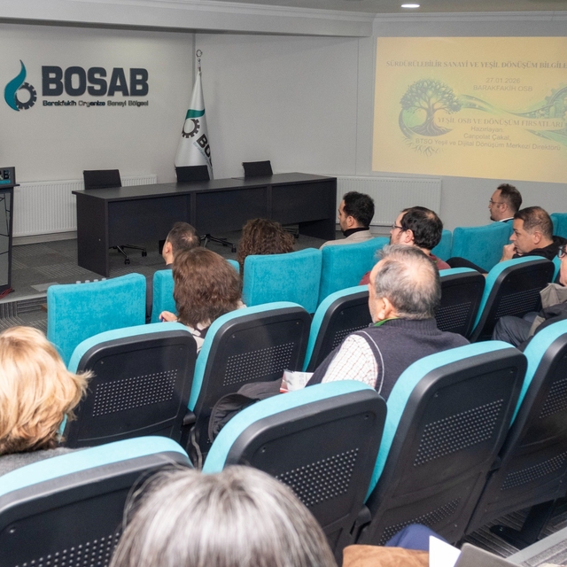 BOSAB sanayicisine yeşil dönüşüm rehberi