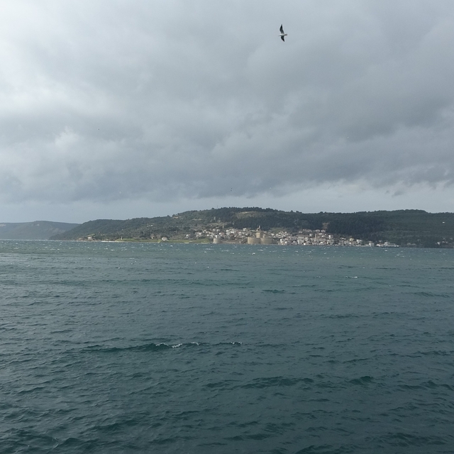 Çanakkale Boğazı fırtına nedeniyle trafiğe kapandı
