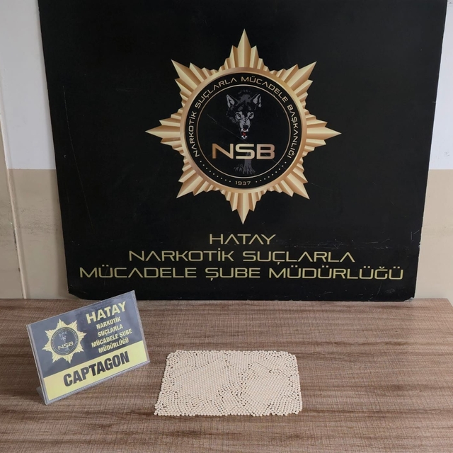Antakya'da 1909 uyuşturucu hap ele geçirildi