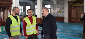 Palandöken'de Camiler Ramazan ayına hazırlanıyor