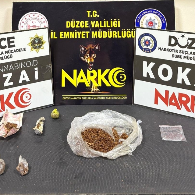 Düzce'de uyuşturucu operasyonu: 3 şüpheli adliyeye sevk edildi