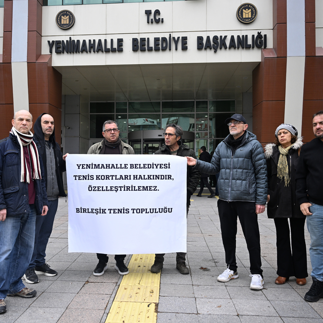 (bekleyecek)Yenimahalle'deki tenis kortlarının özelleştirileceği iddiaları...
