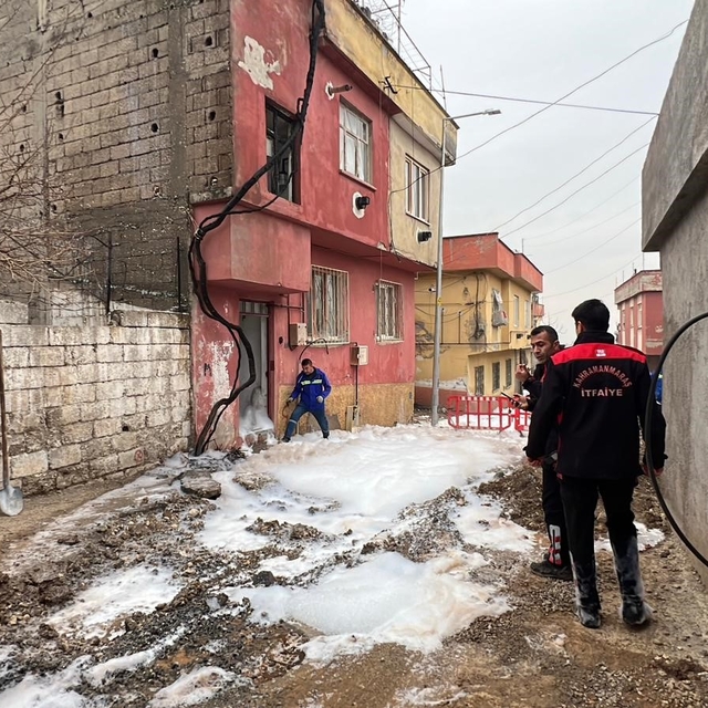 Kahramanmaraş'ta doğal gaz borusu patladı: 3 yaralı