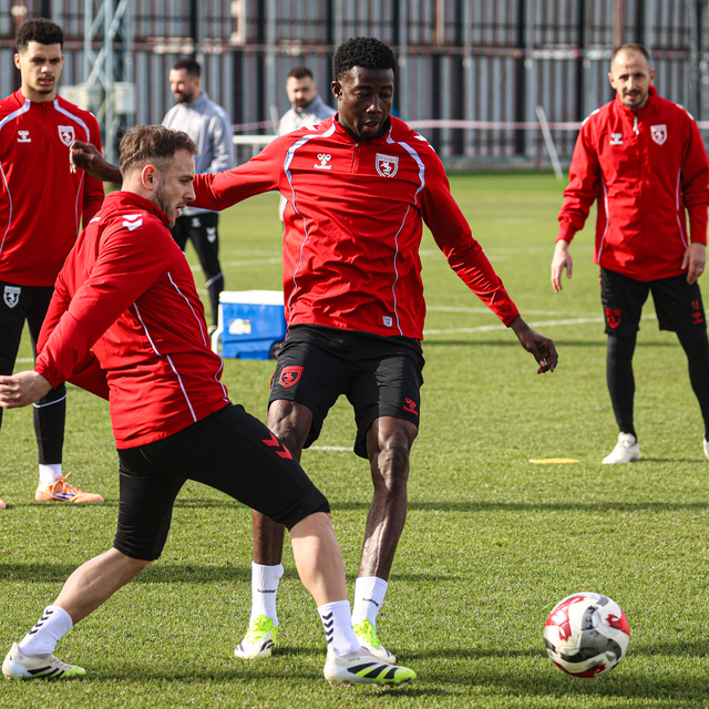 Samsunspor, Kasımpaşa maçı hazırlıklarını tamamladı