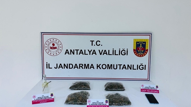 Serik'te uyuşturucu operasyonunda 1 şüpheli yakalandı