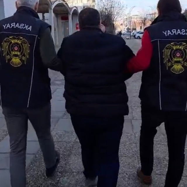 Aksaray'da 17 yıl 7 ay kesinleşmiş hapis cezası bulunan hükümlü yakalandı