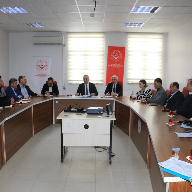 Elazığ'da hizmet değerlendirme toplantısı