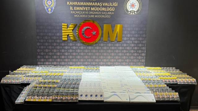 Kahramanmaraş'ta kaçakçılık operasyonu