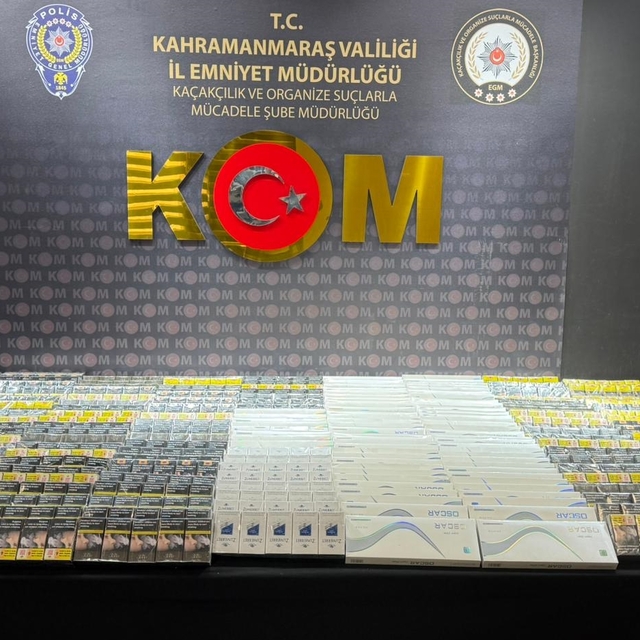 Kahramanmaraş'ta kaçakçılık operasyonu