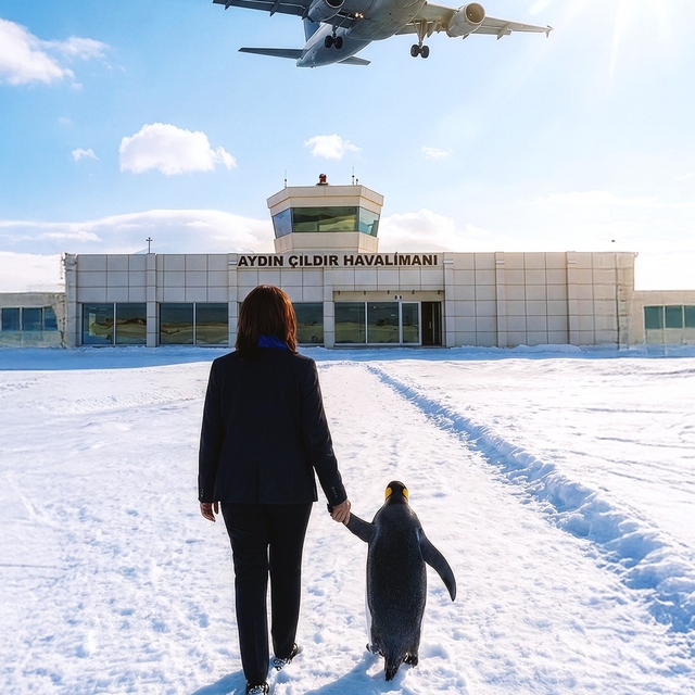 Çerçioğlu'nun Çıldır Havalimanı paylaşımı ilgi odağı oldu