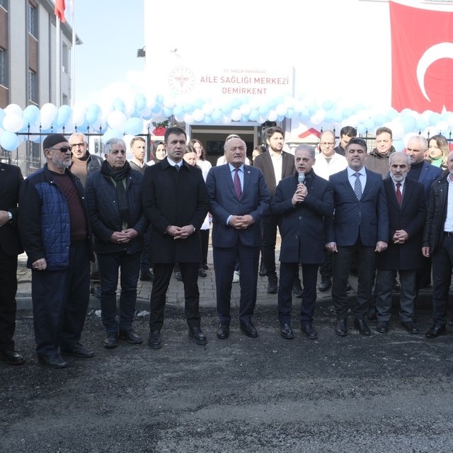 Demirkent'e modern sağlık kompleksi açıldı