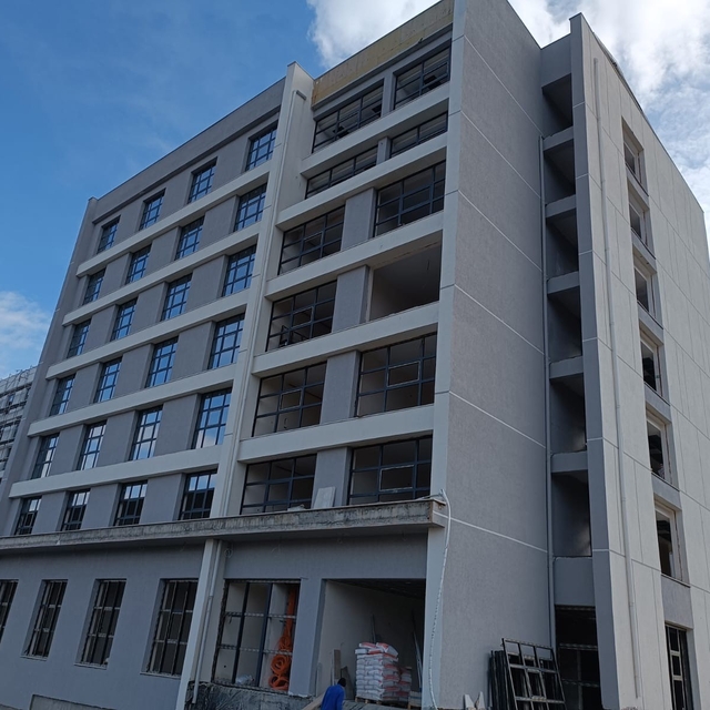 Karabük'te öğrenci yurdu inşaatında çalışmalar sürüyor