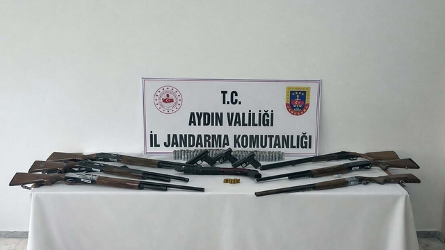 Aydın'da silah kaçakçılığı operasyonu: 7 gözaltı
