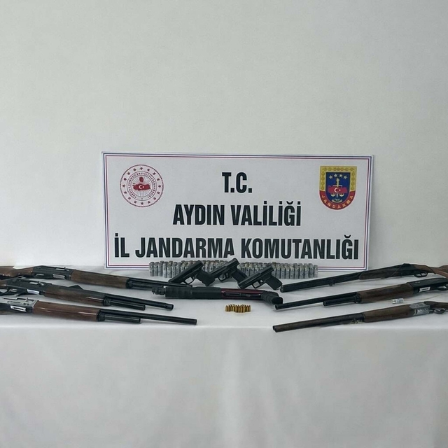 Aydın'da silah kaçakçılığı operasyonu: 7 gözaltı