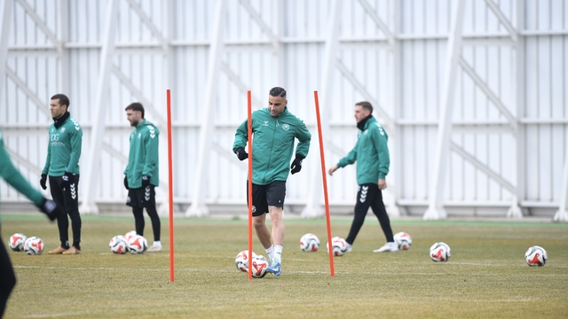 Konyaspor, Beşiktaş maçının hazırlıklarına devam ediyor